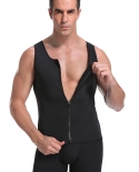 Men Waist Trainer Vest For Weightloss Hot Neoprene Corset  Burning Tummy Control Body Belly Shaper Zipper Slimming Shape