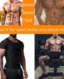 Men Compression Shirt Workout Shapewear Sweat Sauna Body Shaper For Weight Loss Thermo  Burner Lightweight Slimming Tank