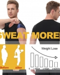 Men Shapewear Waist Trainer Shirt Hot Sauna Tank Tops Thermo Sweat Body Shaper Slimming Compression Tees Workout Sleeves