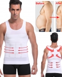 Men Body Shapers Tight Skinny Sleeveless Shirt Fitness Waist Trainer Elastic Beauty Abdomen Tank Tops Slimming Boobs Gym