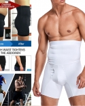 גברים מחטבי מותניים מאמן דחיסה מכנסי דחיסה בטן שליטה בטן גבוהה בוקסר דוגמנות תחתוני בוקסר פתוח cro