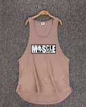 Muscleguys Brand Bodybuilding Sleeveless Shirt Mens Gyms Tank Top Low Cut Vest  Muscle Fitness Stringer Sportwear Unders
