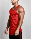 Brand Clothing  Summer Singlets Mens Tank Tops Shirtbodybuilding And Fitness Mens Mesh Gyms Stringer Tank Toptank Tops