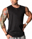 New Mens Cut Off Sleeveless Shirt Gyms Stringer Vest Blank Workout Shirt Muscle Tees Bodybuilding Tank Top Fitness Clot