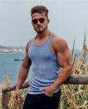  Summer Mens Sleeveless Muscle Guys Brand Gyms Tank Top Men Bodybuilding And Fitness Clothing Shirt Mens Tops  Tank Tops