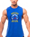 Muscleguys Brand Fitness Drop Armhole Tank Top Men Gym Clothing Canotte Bodybuilding Tanktop Sleeveless Shirt Workout Ve