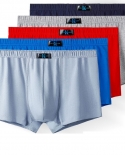 4pcslot Men Underwear Cotton Boxer Men Underpants Comfortable Breathable Mens Panties Underwear Trunk Boxershorts Man 
