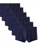 6pcs  Male Panties Mens Underwear  Breathable  Man Boxer Soid Comfortable Plus Size  Shorts  L 6xl