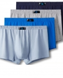 Male Panties Cotton Mens Underwear Boxers Breathable Man Boxer Solid Underpants Comfortable Brand Shorts  5pcslotboxer
