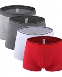 New Quality Mens Boxer Shorts Cotton Brand Fashion  Man Underwear Male Underpant Large Size  Panties 4pcslot  L 6xl
