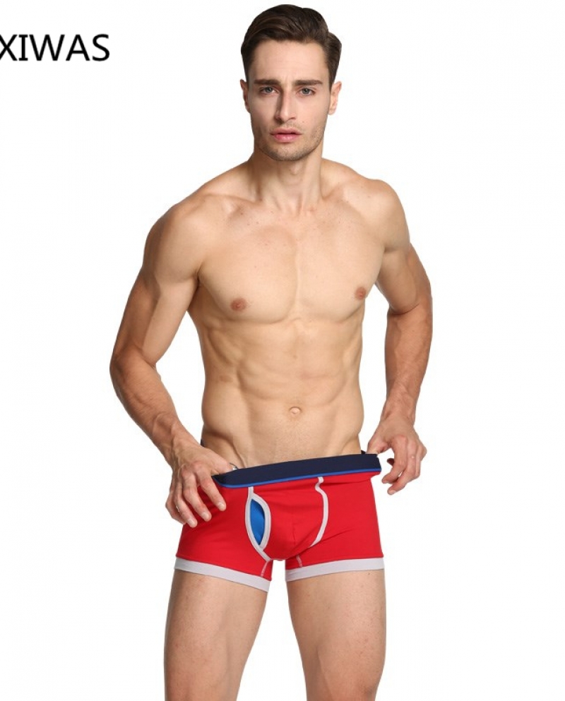 7pcs Boxer Mens Underwear Men Cotton Underpants Male Pure  Panties Shorts  Boxer  Solid Cuecas