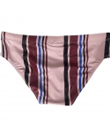Striped Swimwear  Mens Low Waist Bathing Suit Summer Bulge Pad Swim Briefs Fashion Male Sport Homme Beach Surfing Swimsu