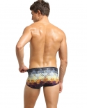  Mens Low Waist Swimwear Polyester Quick Dry Bathing Swimming Trunks Breathable Swimsuit Sport Beach Surfing Board Short