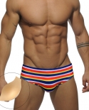  Low Waist Mens Swimwear Summer Quick Dry Swimming Trunks Mayo Breathable Bathing Swimsuit Male Sport Beach Surfing Brie
