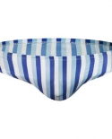 Summer Swimwear  Mens Swimsuits Bikini Low Waist Plus Size Swimming Briefs Striped Sport Bathing Surfing Beach Board Sho