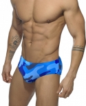  Mens Camouflage Swimwear Sport Beach Surfing Briefs Fashion Male Pool Bathing Suit Polyester Quick Dry Camo Mayo Swimsu
