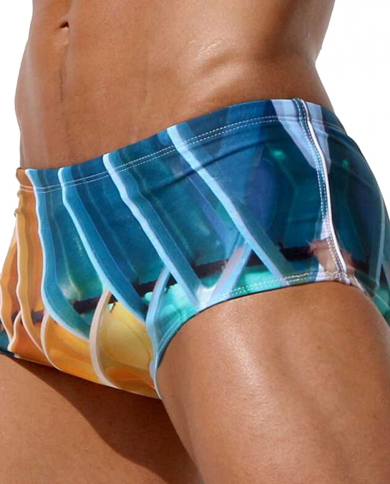 Summer  Low Waist Mens Swimming Trunks Quick Dry Breathable Swimsuits Male Sport Mayo Beach Pool Bathing Surfing Swimwe