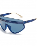 Gafas de sol nuevas 2022, gafas de sol para mujer y hombre, gafas de sol de una pieza de lujo a la moda, gafas de sol con diseño