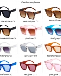 Óculos de Sol Designer Quadrado Moda Óculos de Sol Olho de Gato Luxo 2022 Feminino Sombra Vintage Uv400 Exterior Óculos De Sol F