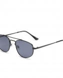 نظارة شمسية بإطار معدني موضة النساء والرجال 2022 نظارات شمسية كلاسيكية مزدوجة مربعة جديدة Uv400 حماية Oculos De Sol Femini