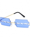 משקפי שמש מכשיר גילוח אופנתי נשים גברים 2022 משקפי שמש punk steam משקפי שמש ללא שוליים מלבן חלול ייחודי lentes de sol w