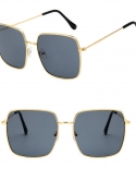 Óculos de Sol Quadrado Vintage 2022 Óculos de Sol Feminino Homens Moda Grande Design Óculos de Sol Uv400 Óculos de Sol Femin