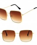 Gafas de sol cuadradas Vintage 2022, gafas de sol para mujer y hombre, gafas de sol de diseño grande a la moda, gafas de sol Uv4