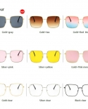 نظارات شمسية مربعة عتيقة 2022 نظارات شمسية للرجال والنساء بتصميم كبير نظارات شمسية Uv400 نظارات شمسية Oculos De Sol Femin