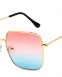 Gafas de sol cuadradas Vintage 2022, gafas de sol para mujer y hombre, gafas de sol de diseño grande a la moda, gafas de sol Uv4