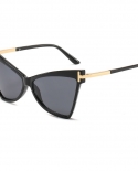 القط العين النظارات الشمسية تتجه النظارات الشمسية النساء الرجال 2022 Vintage Tf Fashion Triangle Brand Designer Dark Sunglasses 