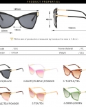 Óculos de Sol Olho de Gato Tendência Óculos de Sol Feminino 2022 Vintage Tf Moda Triângulo Marca Designer Óculos Escuros Uv400 L