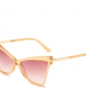 Gafas de sol de ojo de gato, gafas de sol de tendencia para mujer y hombre, gafas de sol oscuras de diseñador de marca de triáng