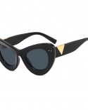 Vintage Cat Eye Sunglasses 2022 Sunglasses Luxury Design Butterfly Frame Fashion Men Women Shades Lunette De Soleil Femm