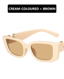 Sunglasses Frame Cat Eye Retro Women 2022 Sunglasses V Luxury Jelly Sunglasses Rectangle Fashion Men With Metal Hinges U