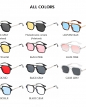 Womens Sunglasses Double Bridge Retro Designer Sunglasses Brand Fashion Sunglasses Blue Leopard Hollow Trendy Shades Me