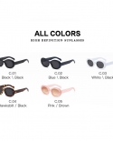 Oval Sunglasses Vintage Summer Sunglasses Brand Designer Luxury Fashion Women Men 2022 Sunglasses Oculos De Sol White Gr