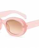 Oval Sunglasses Vintage Summer Sunglasses Brand Designer Luxury Fashion Women Men 2022 Sunglasses Oculos De Sol White Gr