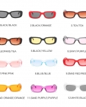 النظارات الشمسية خمر أزياء 2022 النظارات الشمسية النساء الرجال العلامة التجارية مصمم النظارات الشمسية الرجعية مستطيل النساء النظ