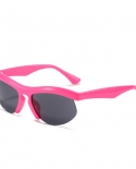Y2k النظارات الشمسية مصمم النظارات الشمسية النساء الرجال الموضة الاتجاه النظارات الشمسية الملونة فاسق النظارات الشمسية العلامة ا