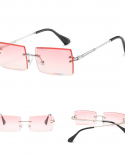 משקפי שמש מלבן ללא שוליים משקפי שמש גברים מותג אופנה מרובעים משקפי שמש גברים 2022 משקפי oculos de sol uv400 נשים