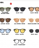 النظارات الشمسية المستديرة 2022 النظارات الشمسية النساء خمر برشام أزياء العلامة التجارية مصمم النظارات الشمسية الرجال ريترو Zonn