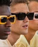 نظارات شمسية عصرية مستطيلة باللون الوردي للنساء والرجال على الموضة بإطار كبير نظارات شمسية نسائية بألوان عتيقة Uv400