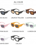 نظارات شمسية عصرية مستطيلة باللون الوردي للنساء والرجال على الموضة بإطار كبير نظارات شمسية نسائية بألوان عتيقة Uv400