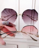 نظارات شمسية بدون شفة 2022 نظارات انقطاع مياه البحر للنساء والرجال نظارات شمسية مخططة عدسات منحنية للسيدات من Uv400