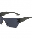 النظارات الشمسية النظارات الشمسية تريند النظارات الرياضية فاسق الموضة 2022 الرجال النساء النظارات الشمسية Y2k مرآة النظارات غير 