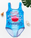 New 2022 Girls Swimwear 111year Toddler Baby Girls Swimsuit Watermelon Children Swimwear Girls Swimming Outfit Kids Bea