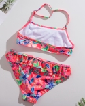 1315y Large Girls Swimsuit Two Pieces Girls Swimwear Swimming Suit For Girls Teenager  Child Swimsuit Kids Bikini Sets 