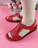 Women Sandals Zipper Flat Soft Pu Leather Sole Comfy Sandalias Summer Casual Mother Shoes Solid Color Plus Size Chaussur