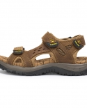 Hot Sale New Fashion Summer Leisure Beach Men Shoes High Quality Leather Sandals The Big Yards Mens Sandals Size 38 48m