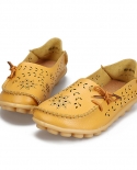 gykaeo נעלי אישה 2022 עור אמיתי נעלי נשים נעליים שטוחות 10 צבעים נעלי מוקסינים שטוחות לנשים להחליק פלוס סי